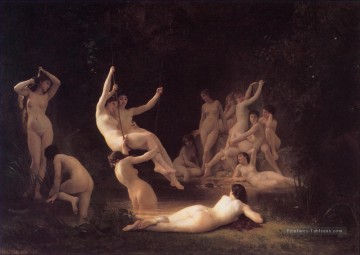 Nu œuvres - Le Nymphée William Adolphe Bouguereau Nu
